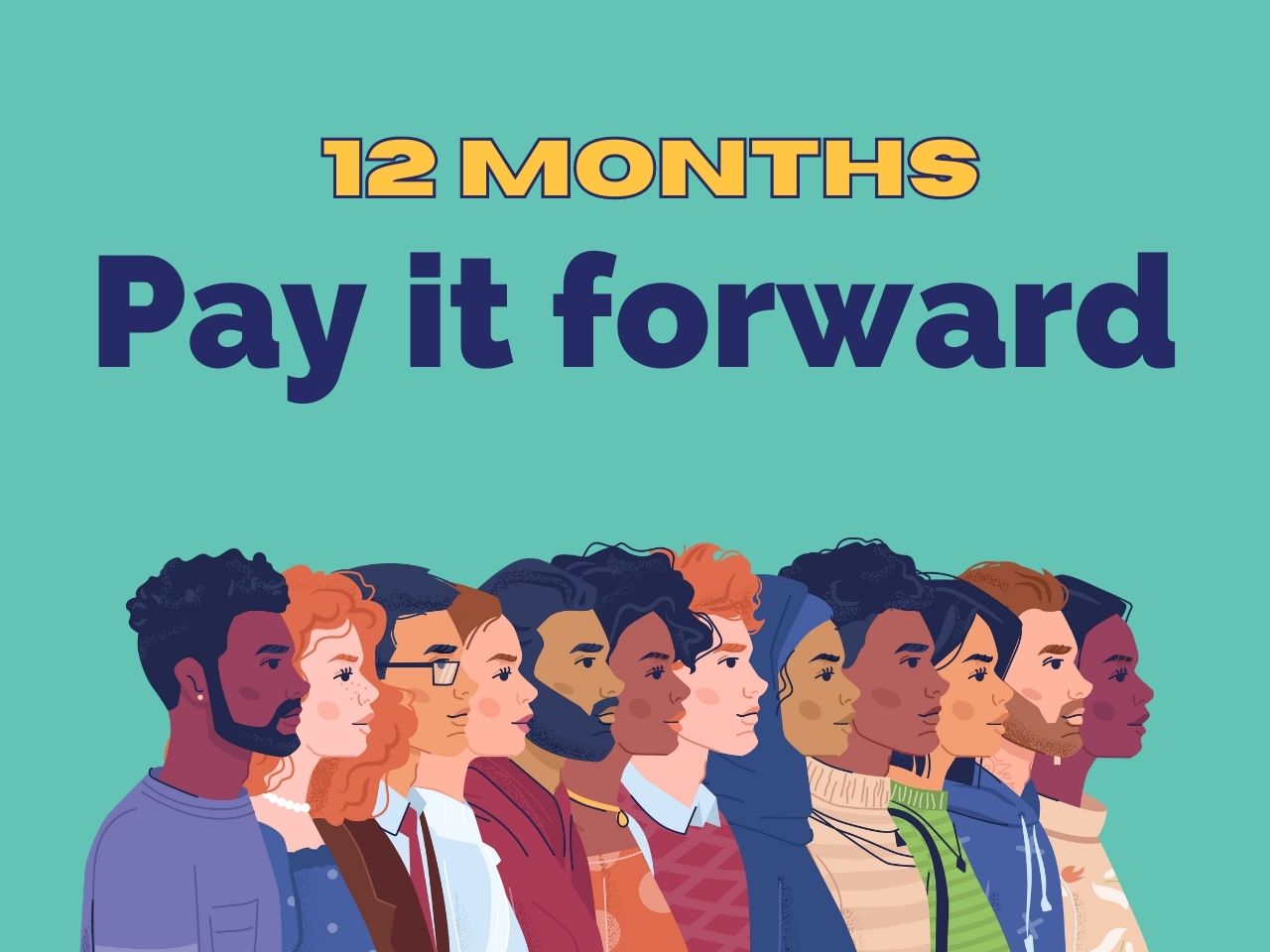 12 Month Subscription Pay it Forward